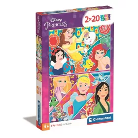   Clementoni Disney Hercegnők Tales of Royal 2x20 db-os puzzle