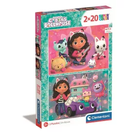 Clementoni Gabi babaháza Cat-world 2x20 db-os puzzle
