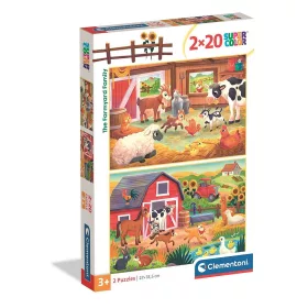 Clementoni Farm Family 2x20 db-os puzzle 