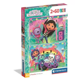 Clementoni Gabi babaháza Glittery Day 2x60 db-os puzzle