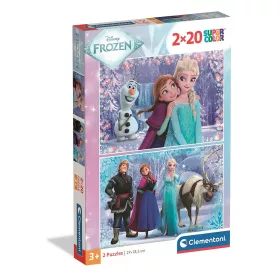 Clementoni Disney Jégvarázs Team Quest 2x20 db-os puzzle