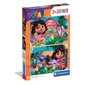 Clementoni Dóra, a felfedező Garden 2x20 db-os puzzle
