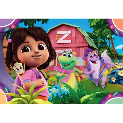 Clementoni Dóra, a felfedező Garden 2x20 db-os puzzle