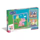 Peppa malac Family 3x48 db-os puzzle Clementoni