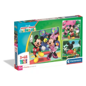 Disney Mickey Clubhouse 3x48 db-os puzzle Clementoni