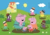 Peppa malac Muddy Puddle 104 db-os maxi puzzle Clementoni