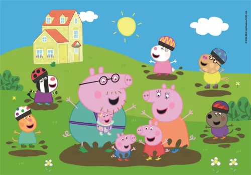 Clementoni Peppa malac Muddy Puddle 104 db-os maxi puzzle