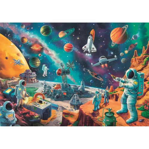Clementoni Űr Cosmic Crew 104 db-os puzzle 