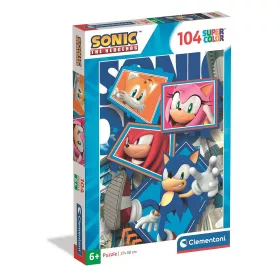 Clementoni Sonic a sündisznó Action 104 db-os puzzle