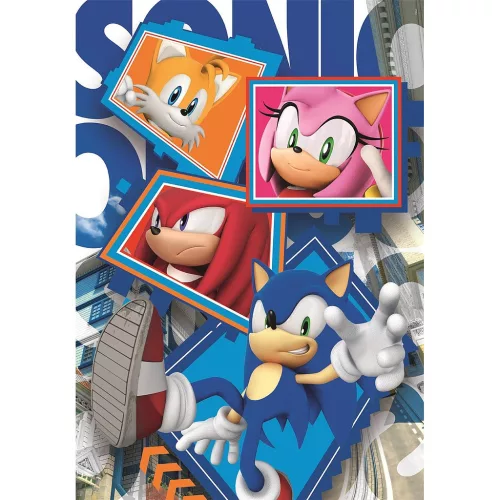 Clementoni Sonic a sündisznó Action 104 db-os puzzle