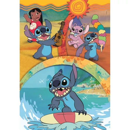 Clementoni Disney Lilo és Stitch, A csillagkutya Island Vibes 104 db-os puzzle