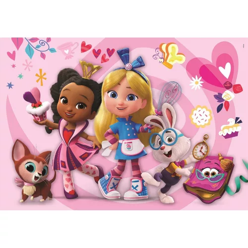 Clementoni Disney Alice Csodaország cukrászdája Fergie 104 db-os puzzle