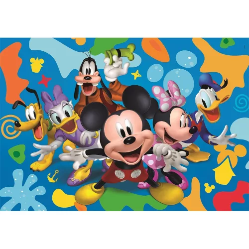 Clementoni Disney Mickey Colorsplash 104 db-os puzzle