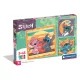 Clementoni Disney Lilo és Stitch, A csillagkutya Sunset 3x48 db-os puzzle