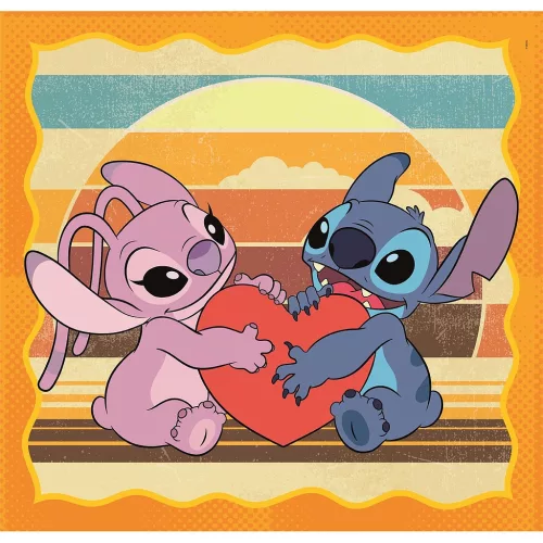Clementoni Disney Lilo és Stitch, A csillagkutya Sunset 3x48 db-os puzzle