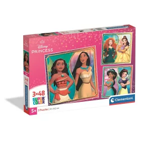Clementoni Disney Hercegnők Portrait 3x48 db-os puzzle