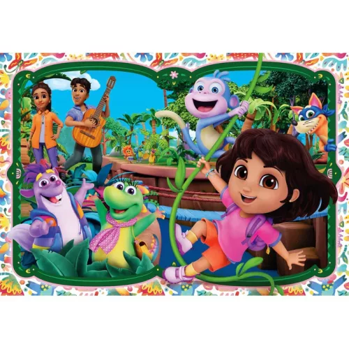 Clementoni Dóra, a felfedező Forest 104 db-os maxi puzzle