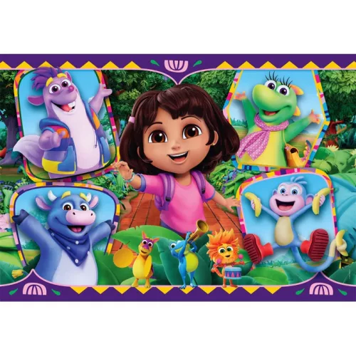 Clementoni Dóra, a felfedező Journey 104 db-os maxi puzzle