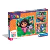 Clementoni Dóra, a felfedező Jungle Quest 3x48 db-os puzzle