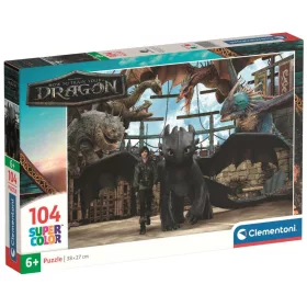   Clementoni Így neveld a sárkányodat Arena 104 db-os puzzle