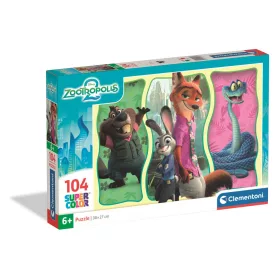 Clementoni Zootropolis City Challenge 104 db-os puzzle
