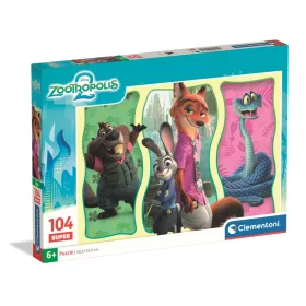 Clementoni Zootropolis City Challenge 104 db-os Super puzzle
