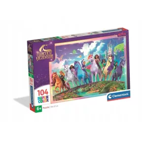 Clementoni Unikornis Akadémia Mystic 104 db-os puzzle