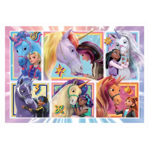 Clementoni Unikornis Akadémia Friendship 104 db-os puzzle 