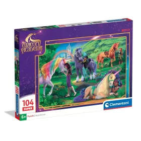   Clementoni Unikornis Akadémia Meadow 104 db-os Super puzzle 