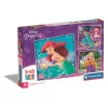 Clementoni Disney Hercegnők Ariel 3x48 db-os puzzle