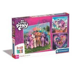 Clementoni Én kicsi pónim Doodles 3x48 db-os puzzle