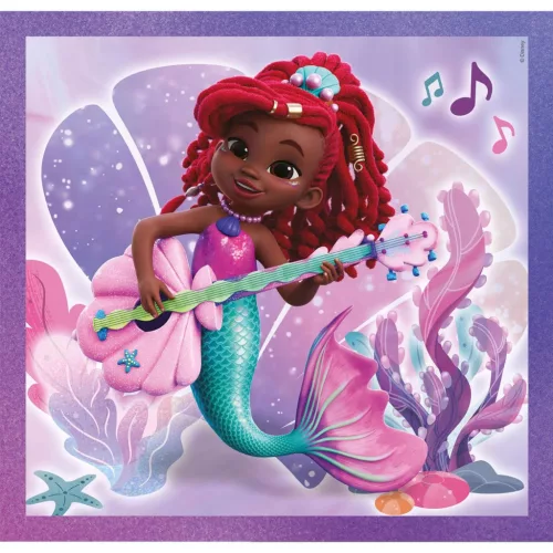 Clementoni Disney Hercegnők Junior Ariel 3x48 db-os puzzle