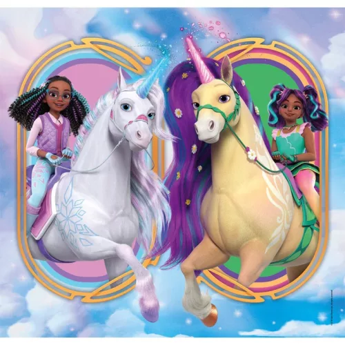 Clementoni Unikornis Akadémia Riders 3x48 db-os puzzle