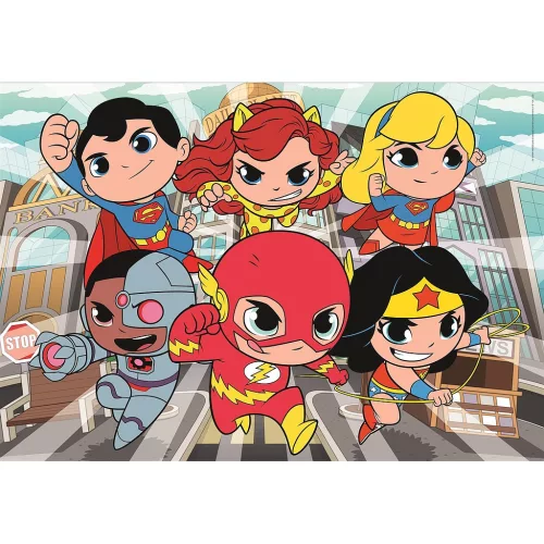 Clementoni DC Super Hero Tiny 104 db-os maxi puzzle