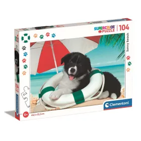 Clementoni Kutyás Beach 104 db-os puzzle