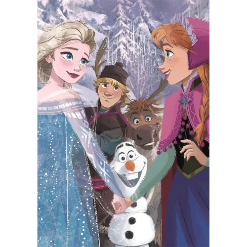 Clementoni Disney Jégvarázs Holding Hands 104 db-os puzzle