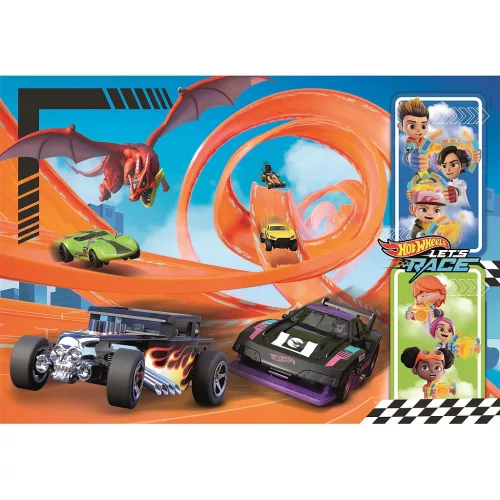 Clementoni Hot Wheels Citizens 104 db-os puzzle