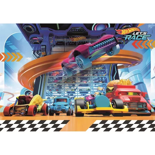 Clementoni Hot Wheels Mid-air 104 db-os puzzle