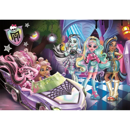 Clementoni Monster High Car 104 db-os puzzle
