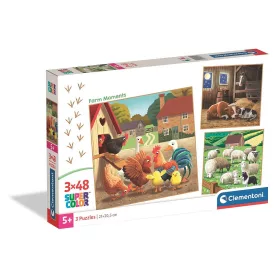Clementoni Farm Moments 3x48 db-os puzzle