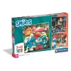 Clementoni Hupikék törpikék Village 3x48 db-os puzzle