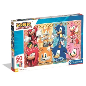   Clementoni Sonic a sündisznó Characters 60 db-os maxi puzzle