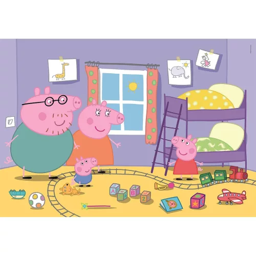 Clementoni Peppa malac Play Room 60 db-os maxi puzzle