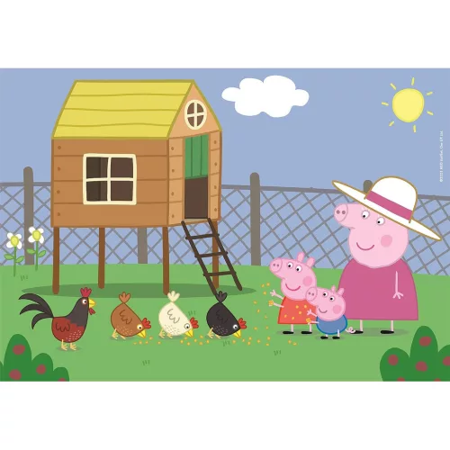 Clementoni Peppa malac Chicken Coop 60 db-os maxi puzzle
