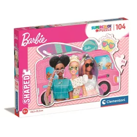 Clementoni Barbie Car 104 db-os forma puzzle