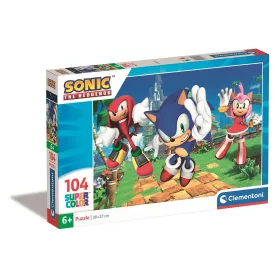 Clementoni Sonic a sündisznó Amy Rose 104 db-os puzzle