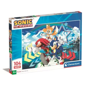 Clementoni Sonic a sündisznó Star 104 db-os puzzle