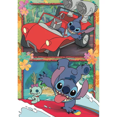 Clementoni Disney Lilo és Stitch, A csillagkutya Wild Adventure 104 db-os puzzle