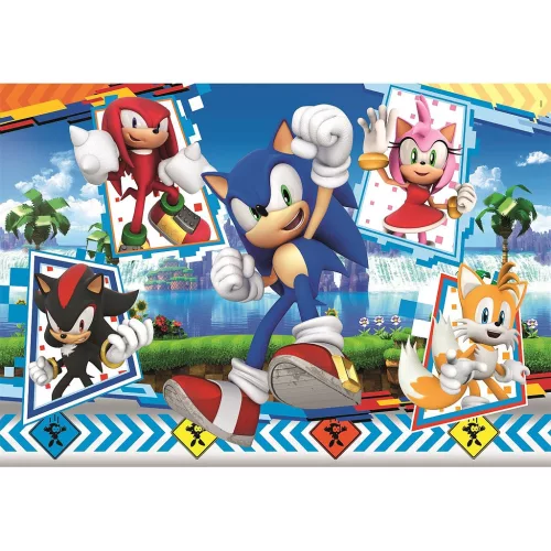 Clementoni Sonic a sündisznó Green Hill 24 db-os maxi puzzle
