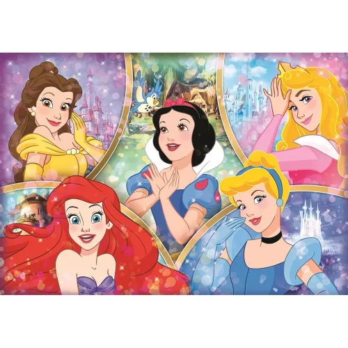Clementoni Disney Hercegnők Their Own Kingdoms 180 db-os puzzle